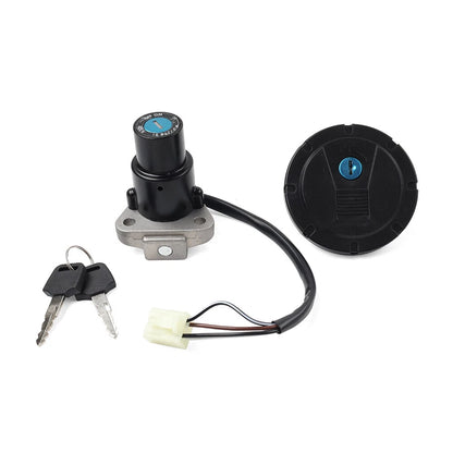 Ignition Switch Fuel Gas Cap Lock Key Set For Kawasaki KLR650 2008-2018