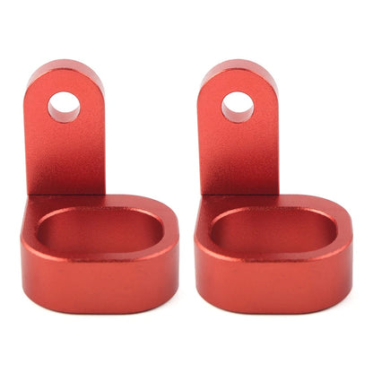 1 Pair Rear Brake Line Hose Clamp Aluminum For Suzuki DRZ400SM 2005-2022 Red