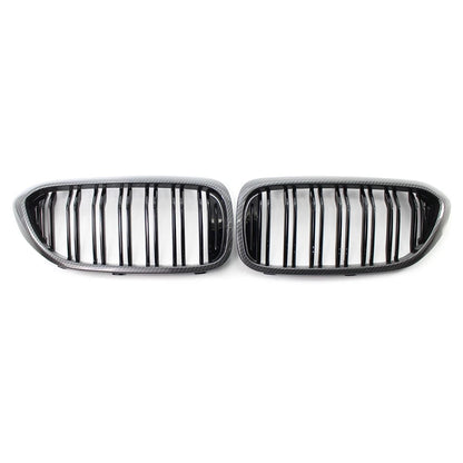 Carbon Fiber Style Front Grille for BMW 5 Series G30 G31 G38 530i 540i 17-19