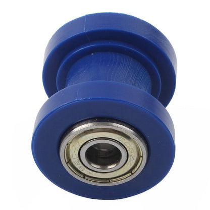 8mm Chain Roller Slider Tensioner Guide Pulley for Dirt Pit Bike Motorcycle Blue