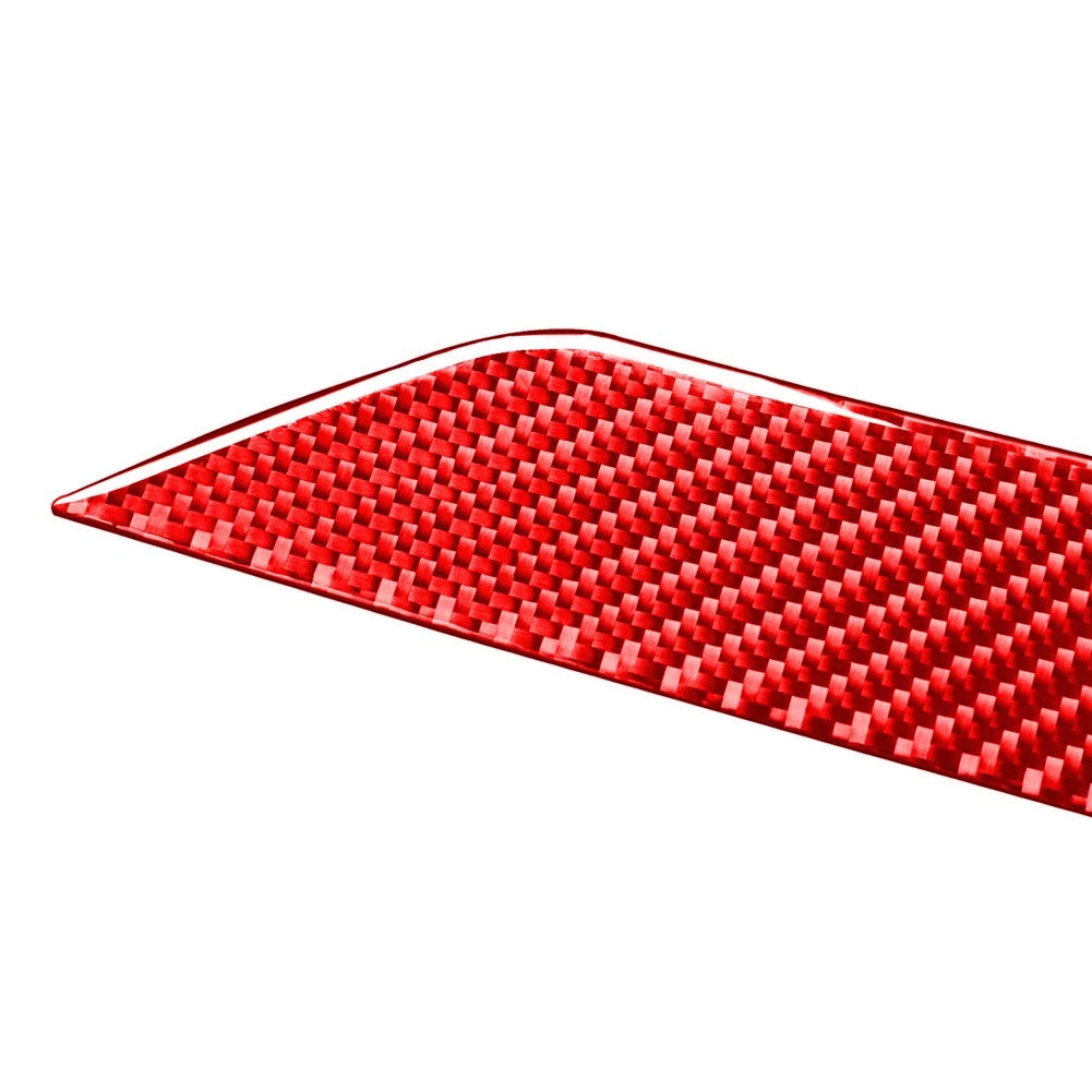 Carbon Fiber Red Dashboard Panel Cover Trim For Toyota Tundra 2014-2021 LHD 3PCS
