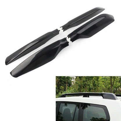 Roof Rack Bar Rail End Cover Shell Fit Toyota Land Cruiser Prado FJ150 2010-2018