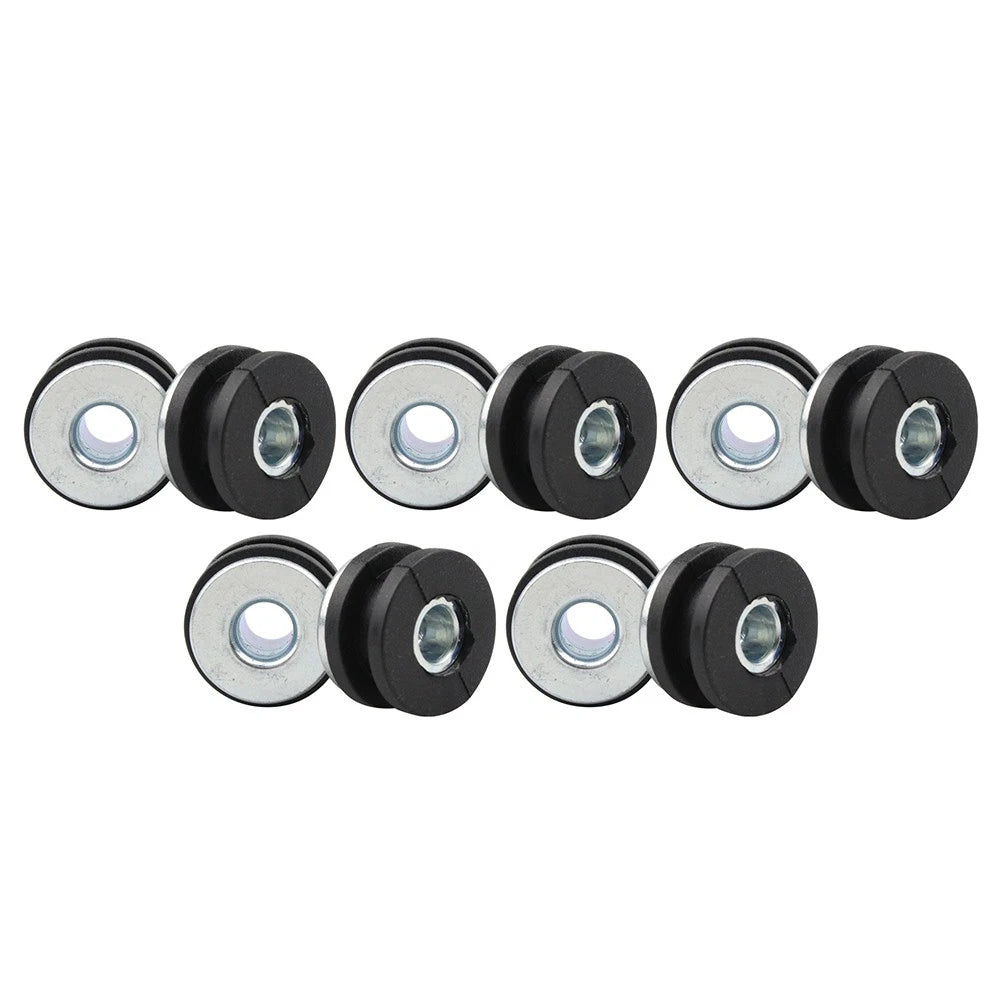 10× Fairing Rubber Grommets Bolt Pressure Relief Cushion Shockproof Motorcycle