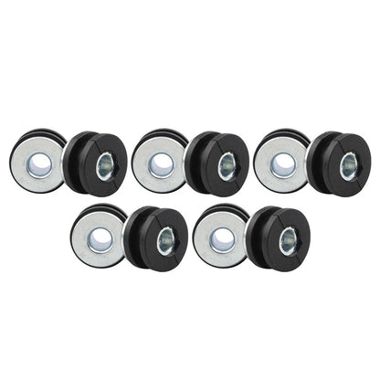 10× Fairing Rubber Grommets Bolt Pressure Relief Cushion Shockproof Motorcycle