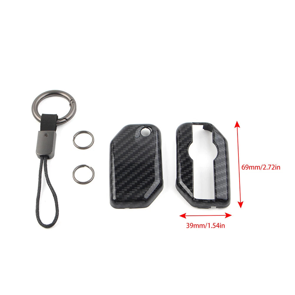 Key Chain Procter Cover Fob For BMW F750GS F850GS R1200GS R1250GS Carbon Fiber