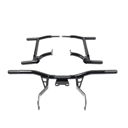 Saddlebag Rail Front Engine Guard Crash Bar For Harley Road Street Glide 2014-24