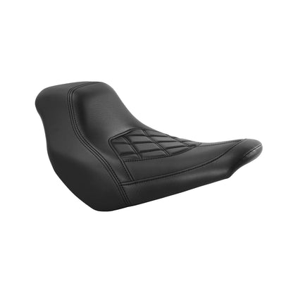 Blcak Solo Rider Driver Seat Fit For Harley Low Rider FXLR FXLRS FXLRST 2018-Up