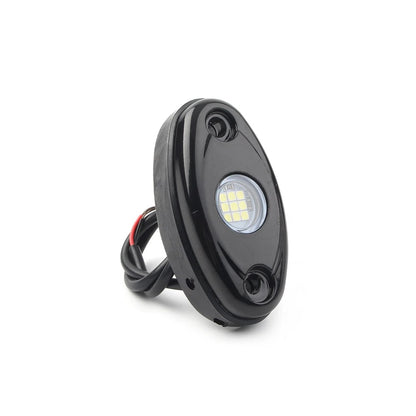 12 Pcs White LED Rock Light for JEEP Truck ATV SUV Trail Rig Bar Lamp
