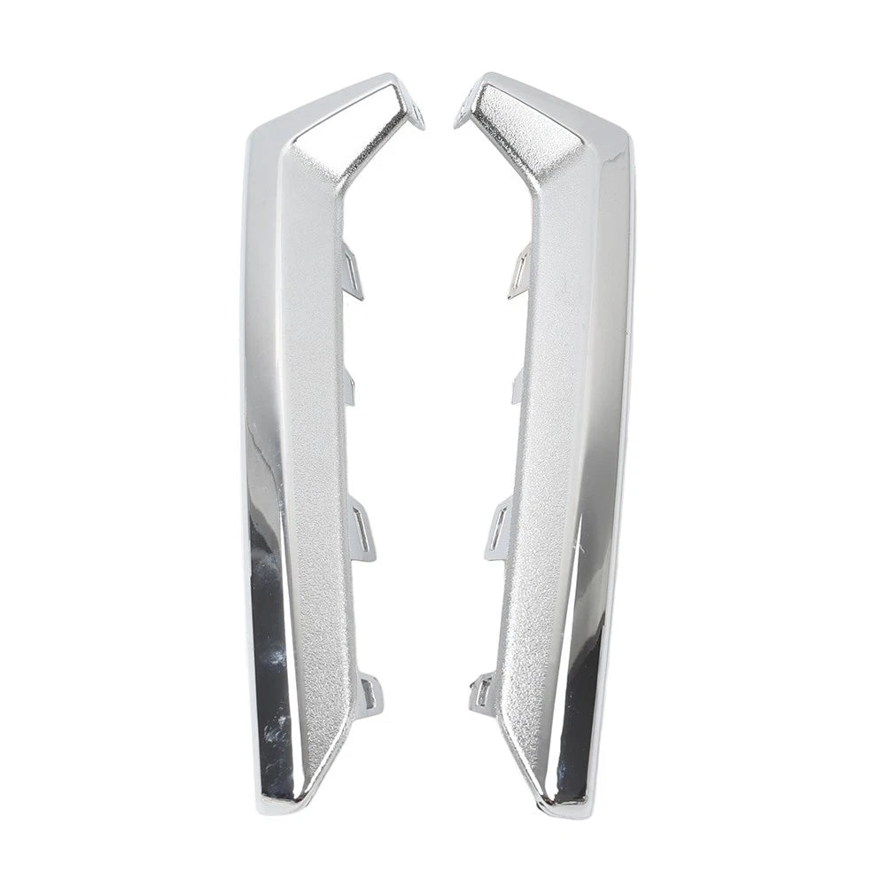 1Pair Fog Light Trim Fog Light Molding Trim Chrome For Subaru Forester 2017-18