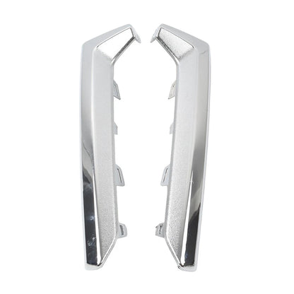1Pair Fog Light Trim Fog Light Molding Trim Chrome For Subaru Forester 2017-18