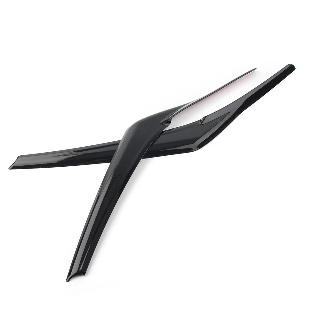 Headlight Eyebrow Decoration Cover Trim Black Fit Toyota Camry SE XSE 2018-2024