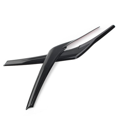 Headlight Eyebrow Decoration Cover Trim Black Fit Toyota Camry SE XSE 2018-2024