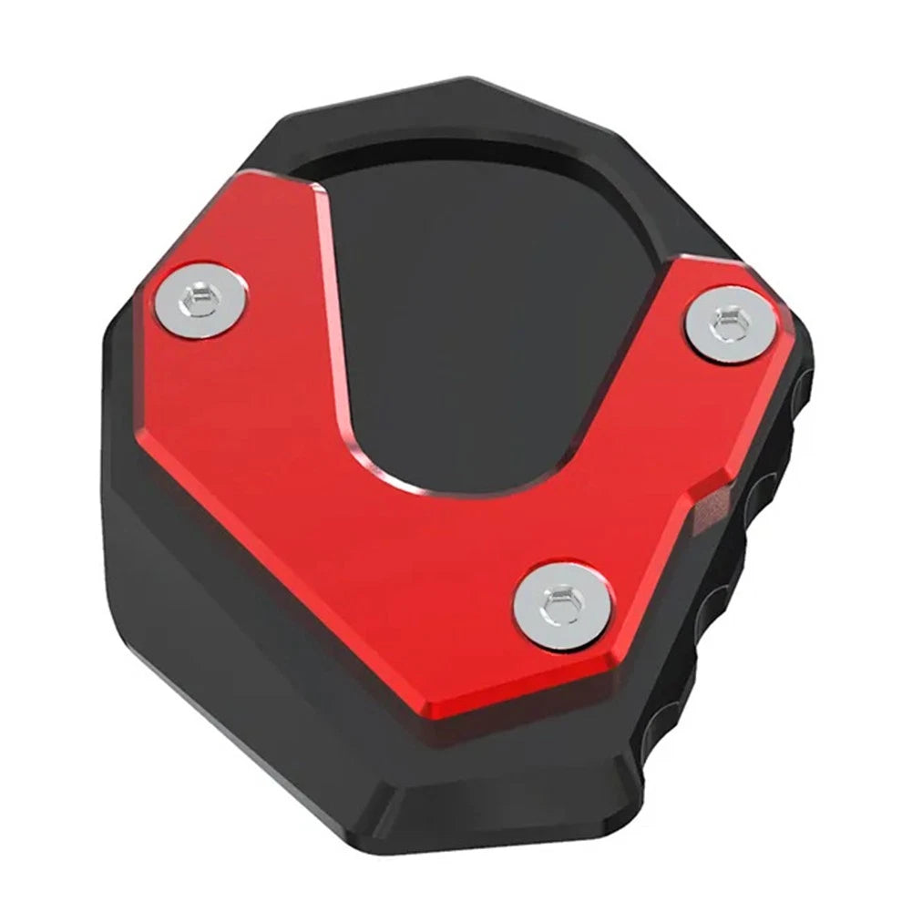 1pc Red Side Stand Enlarge Kickstand Pad For Honda XL750 TRANSALP 2023-2024