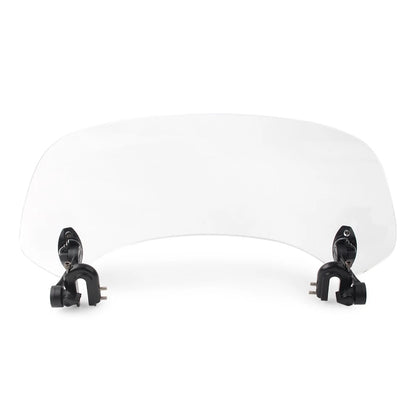Adjustable Windshield Clip On Extension Spoiler Wind Deflector For Motorcycle