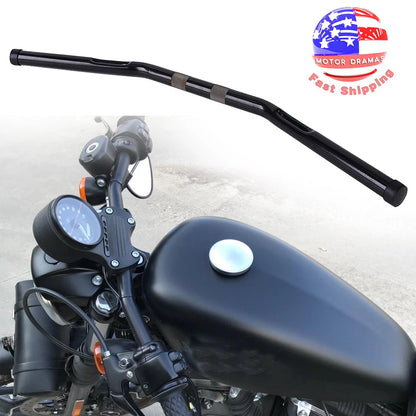 1" Drag Bar Handlebar 1 Inch 25mm Handle Bars For Honda Harley Sportster Custom