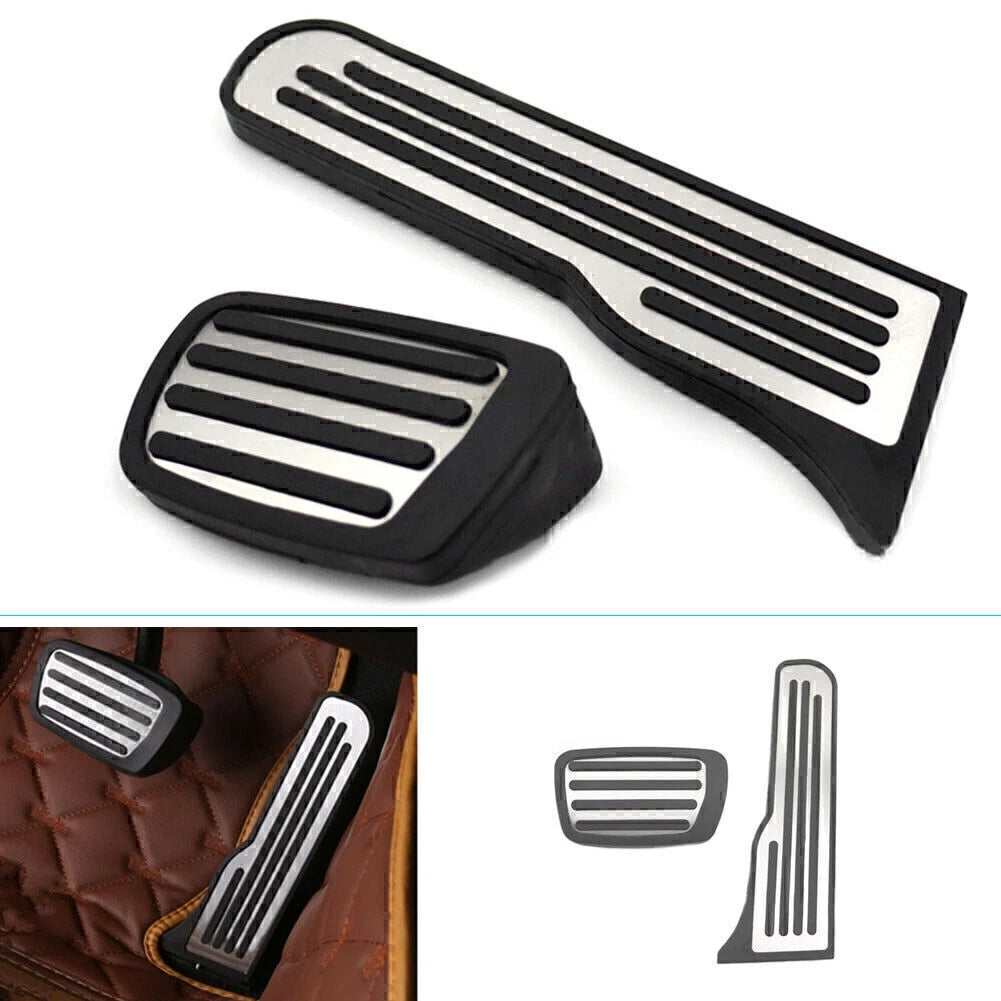 Foot Gas Brake Pedals Cover Kit For Chevrolet Camaro 2016-UP Car 2PCS USA