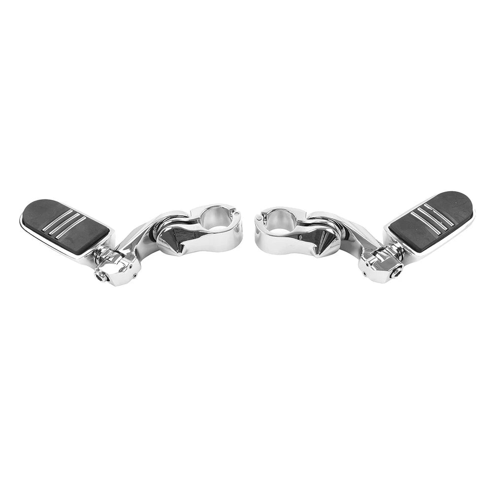 32MM 1.25" Short Angled Highway Engine Guard Foot Pegs For Harley Touring