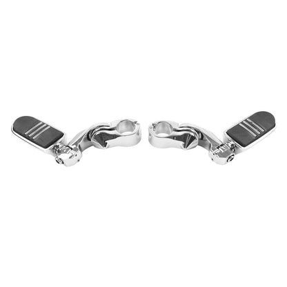32MM 1.25" Short Angled Highway Engine Guard Foot Pegs For Harley Touring