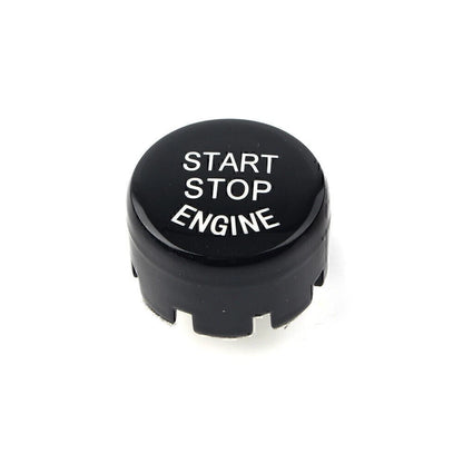 W/ Auto Start/Stop Engine Switch Button Center for All BMW F Classis CAR Black