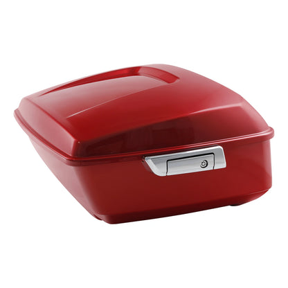 King Trunk Luggage Fit For Harley Touring Road King Glide Wicked Red 14-25 24 23