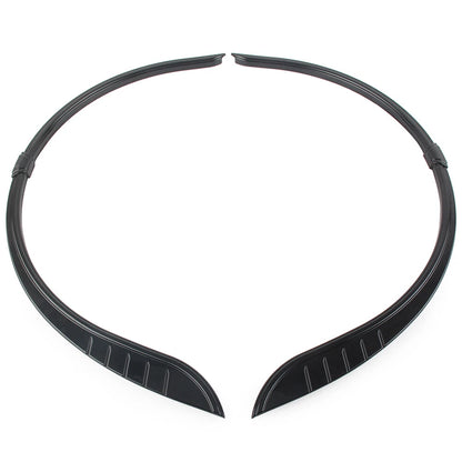 For Harley Tri-Glide Ultra FLHTCUTG Rear Fender Flares Skirts Trim Accent Black