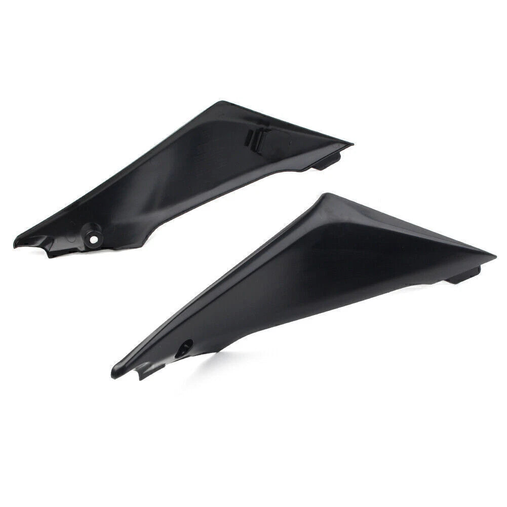 2x Gas Tank Side Cover Panel Fairing Pair For Suzuki GSXR 1000 2005 2006 Black