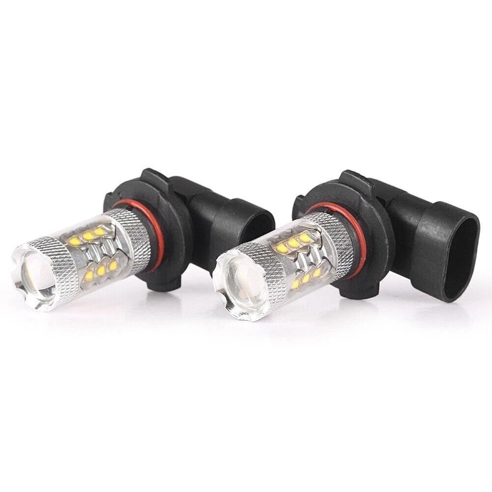 2x 80W 12V H10 High Power LED  6000K Super Fog Driving Lights Bulbs White US