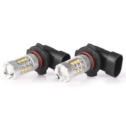 2x 80W 12V H10 High Power LED  6000K Super Fog Driving Lights Bulbs White US