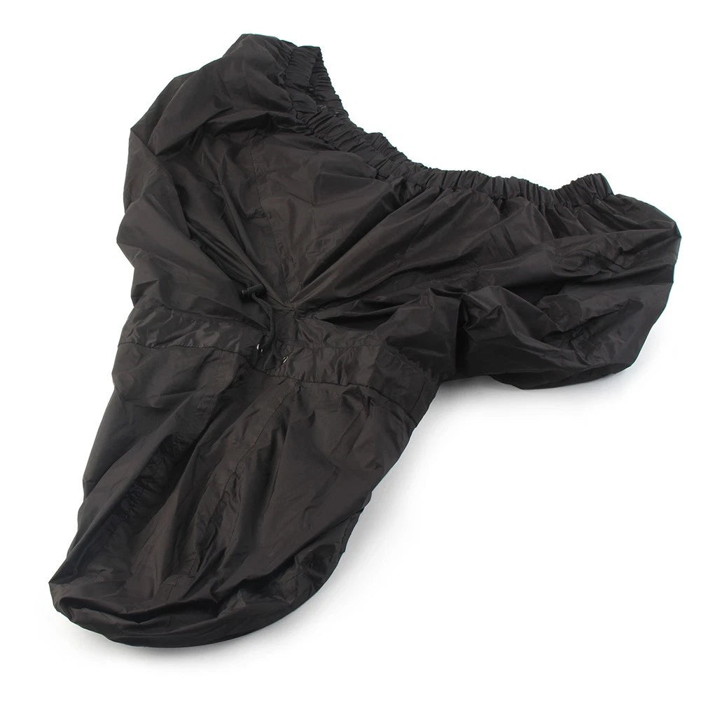1x Waterproof Seat Rain Cover w/ Driver Backrest For Harley Street Electra Glide