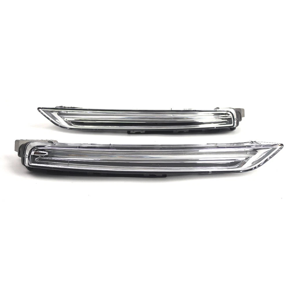1 Pair Daytime Running Light Fog Light For Porsche Cayenne 958 2015-2018