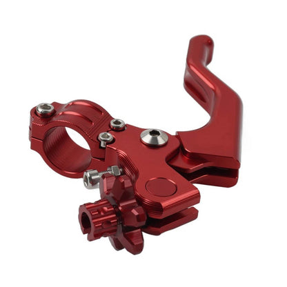 Stunt Clutch Lever Performance Cable Pull 7/8 1 Finger Universal Motorcycle Red