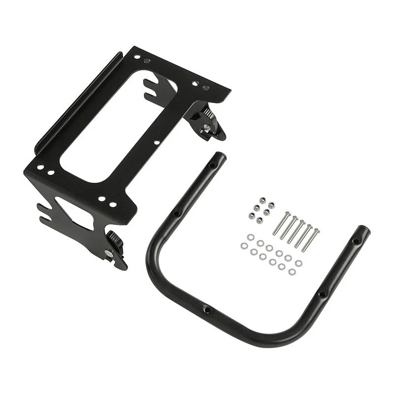 2 UP Luggage Mount Rack Fit For Harley Touring Street Road Glide King 97-08