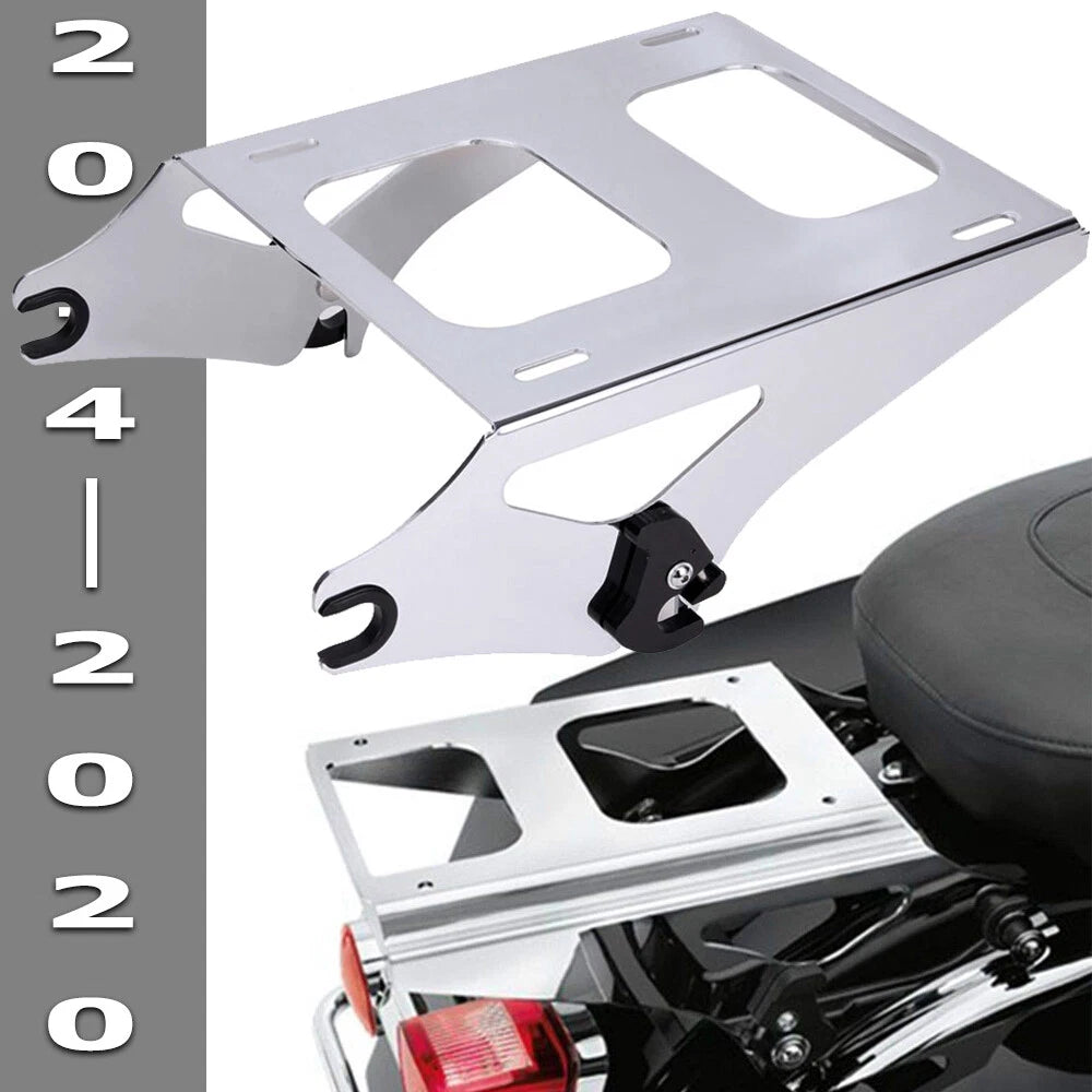 Detachable TwoUp Tour Pak Pack Mount Trunk Luggage Rack For Harley Touring 14~23