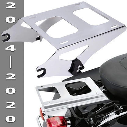 Detachable TwoUp Tour Pak Pack Mount Trunk Luggage Rack For Harley Touring 14~23