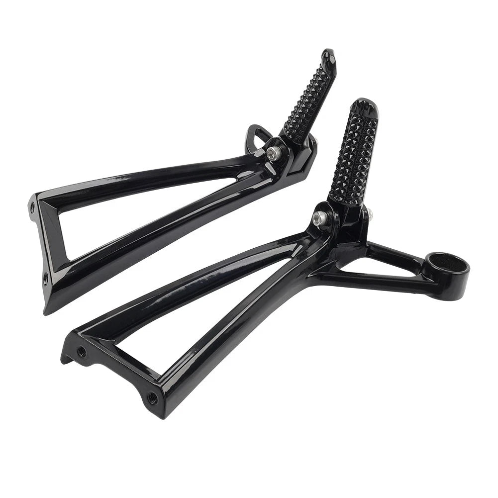 Rear Passenger Footrests FootPeg Bracket For Yamaha YZF R6 YZFR6 03-05 R6S 06-09