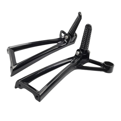 Rear Passenger Footrests FootPeg Bracket For Yamaha YZF R6 YZFR6 03-05 R6S 06-09