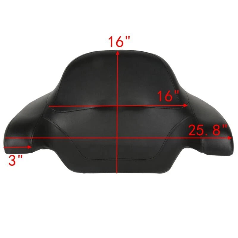 King Trunk Pad Mount Light Speakers Fit For Harley CVO Electra Glide 14-26