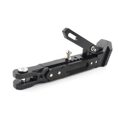 CNC Foot Support Side Stand Parking Leg Kickstand Adjustable Black Motorcycle US