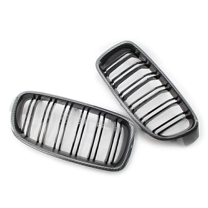 Front Frame Grille Grill M3 Style For BMW 3 Series F30 31 12-18 Carbon Black USA