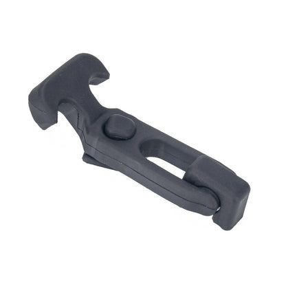 Rubber Flexible T-Handle Hasp Draw Latch for RV Tool Box Cooler Golf Cart Black