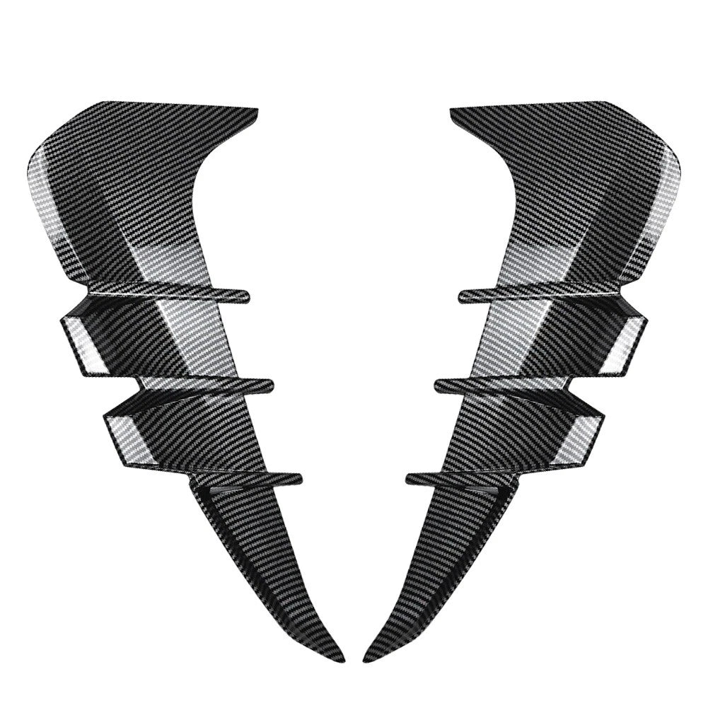 Side Fender Vent Air Wing Cover For Subaru BRZ For Toyota GR86 22-24 Carbon Blk