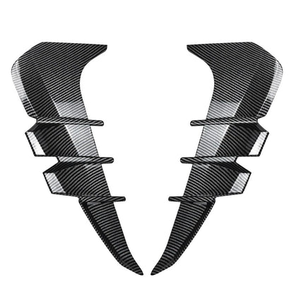 Side Fender Vent Air Wing Cover For Subaru BRZ For Toyota GR86 22-24 Carbon Blk