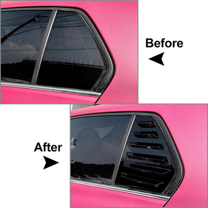 Rear Window Side Vent Shutter Louver Cover Trim For VW Golf 8 MK8 2020-2022 2021