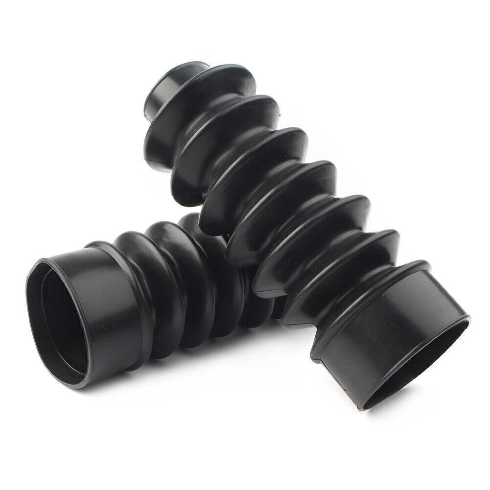 39mm Short Boots Fork Cover Gaiters Gator Rubber For Harley Sportster XL883 1200
