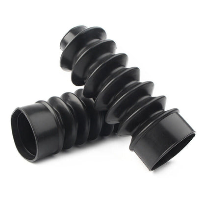 39mm Short Boots Fork Cover Gaiters Gator Rubber For Harley Sportster XL883 1200