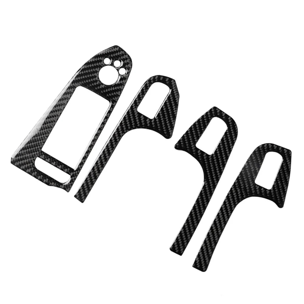 4 PCS Interior Door Armrest Buttom Cover Trim For Audi A4 B8 2008-2014 US