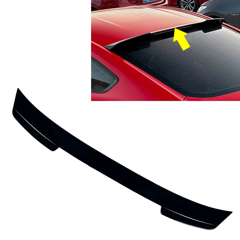 1x Glossy Black Rear Trunk Roof Spoiler Splitter Wing For Ford Mustang 2015-2022