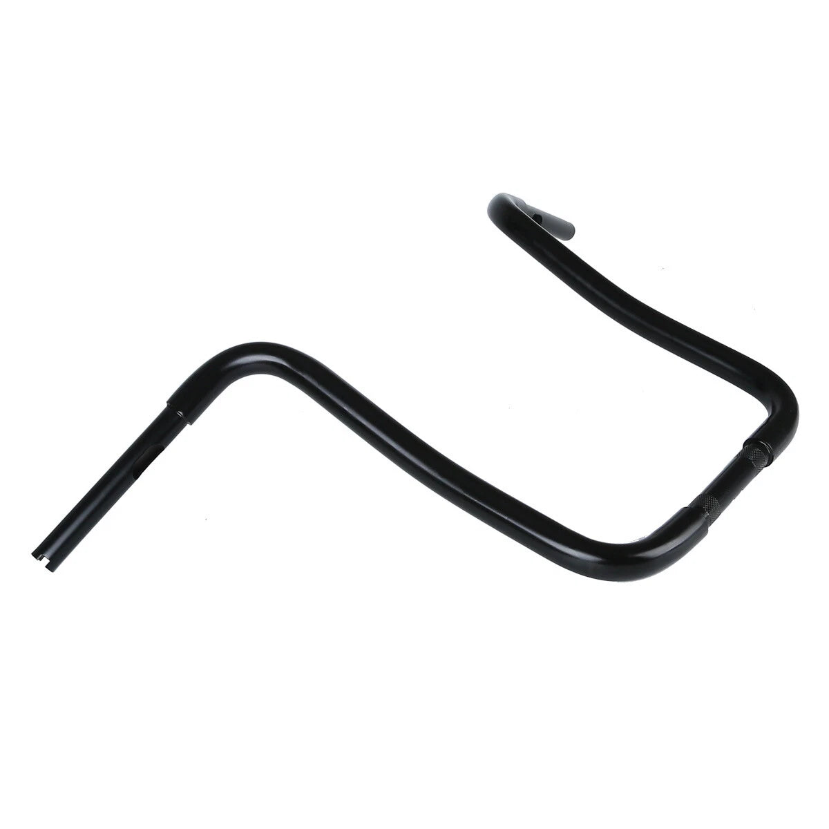 Black 14" Rise 1-1/4" Ape Handlebar Bar Fit For Harley Sportster XL Softail Dyna