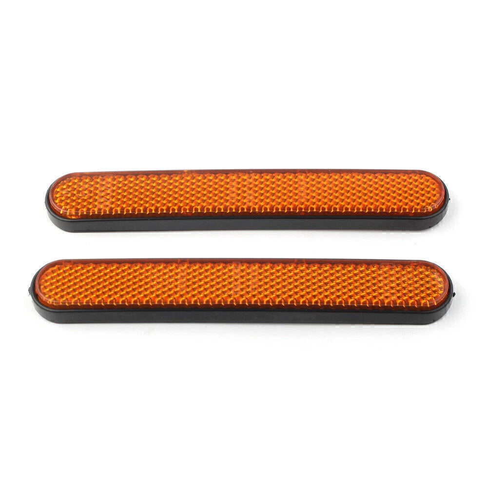 Rear Mudguard Fender Reflector For Harley Sportster 883 1200 X48 A1 ABS Orange