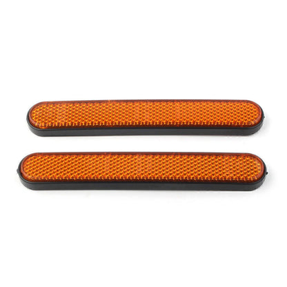 Rear Mudguard Fender Reflector For Harley Sportster 883 1200 X48 A1 ABS Orange